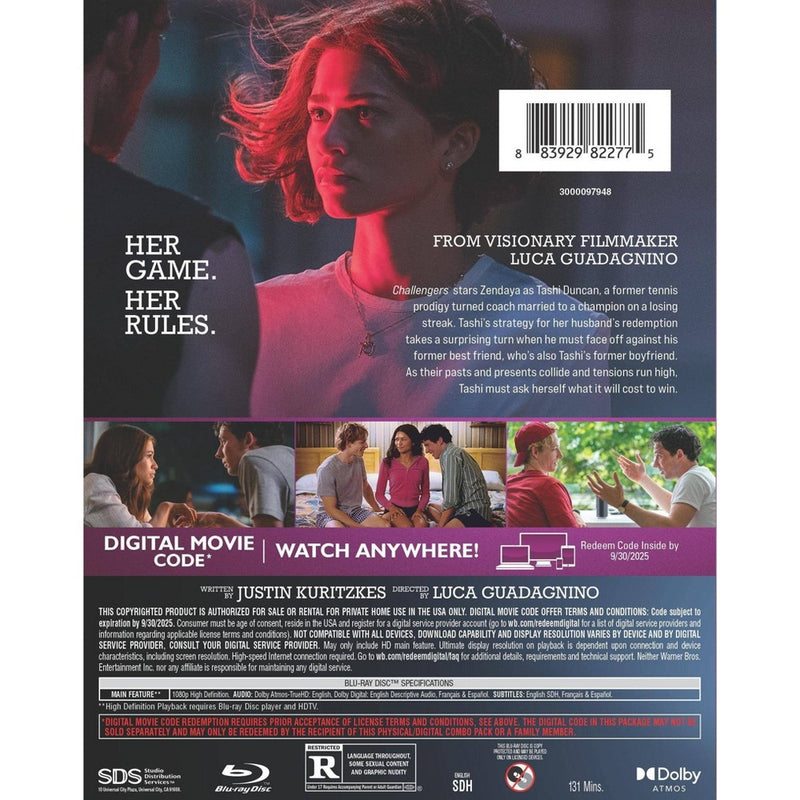 Challengers (Blu-ray) *ADD 3 TO YOUR CART & 1 IS FREE!*