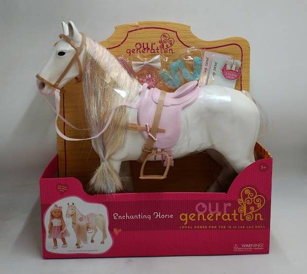 Our Generation Enchanting Horse & Hair Play Accessory Set for 18" Dolls (LOCAL PICKUP ONLY)