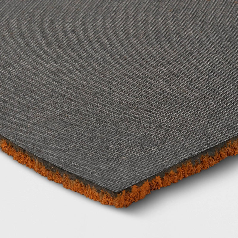 1'6"x2'6" Half Sun Doormat Orange - Sun Squad (LOCAL PICKUP ONLY)