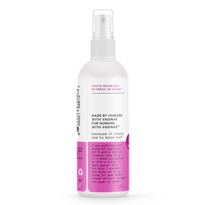The Honey Pot Company, Jasmine Frankincense Refreshing Panty and Body Plant-Derived Deodorant Spray - 4 fl oz