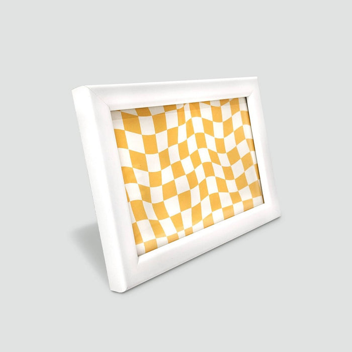 Harbortown 3pk 4"x6" Soft Linear Profile Mini Picture Frames Matte White