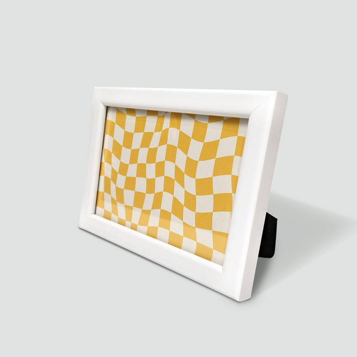 Harbortown 3pk 4"x6" Soft Linear Profile Mini Picture Frames Matte White