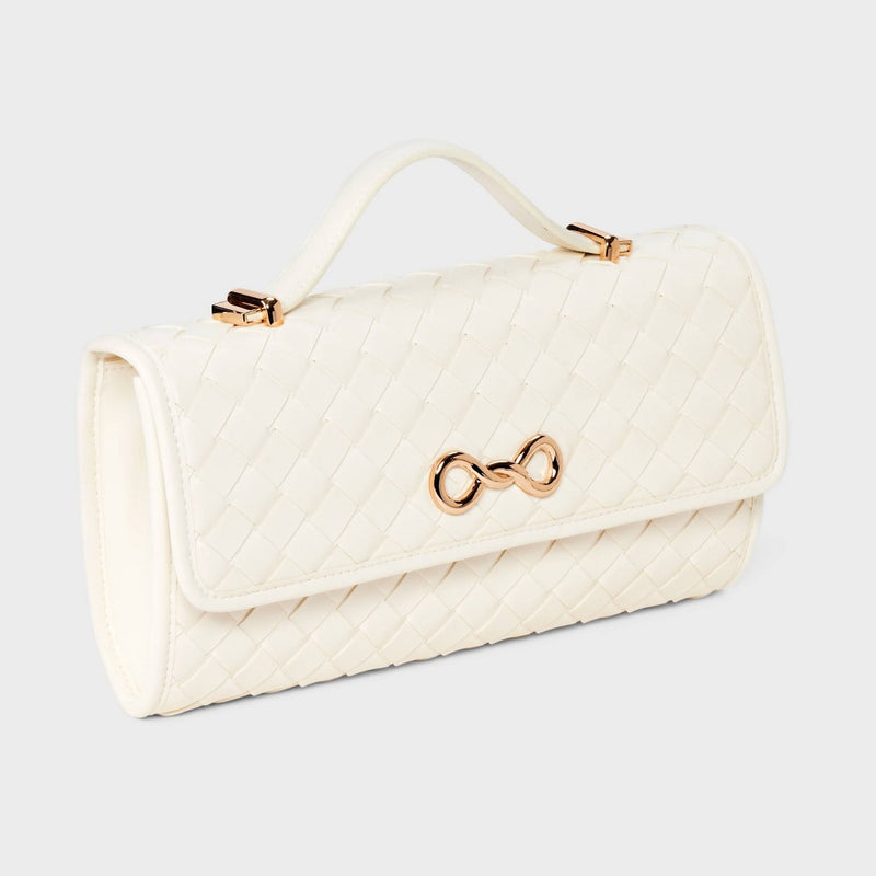 Woven Clutch Bag - A New Day Cream