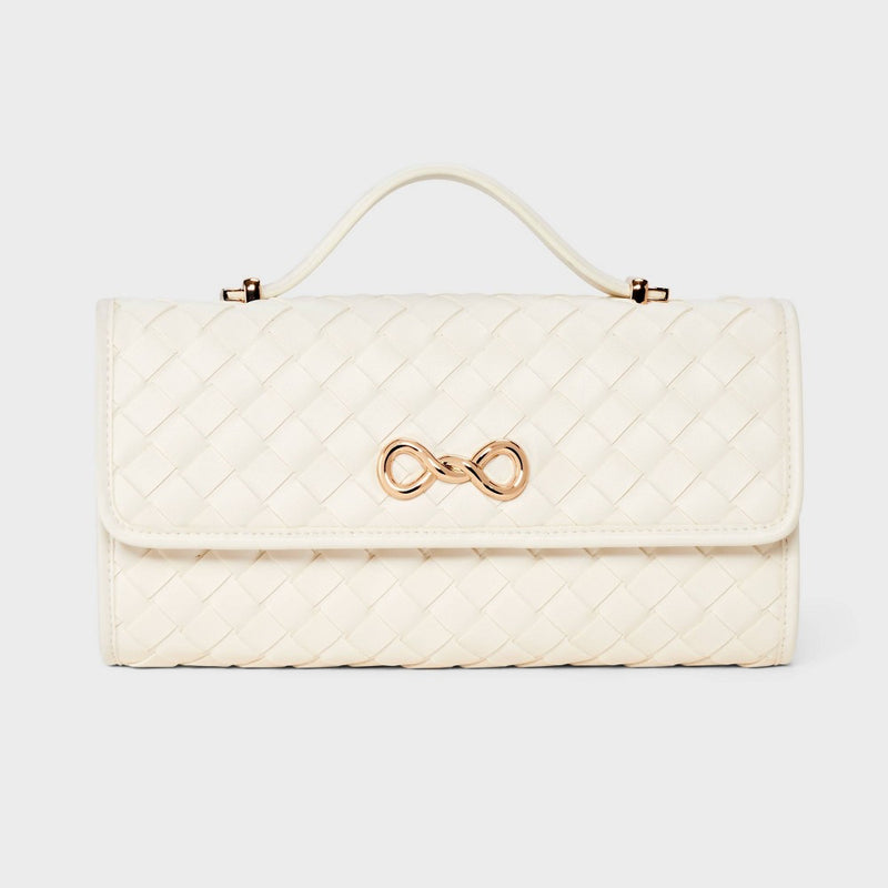 Woven Clutch Bag - A New Day Cream