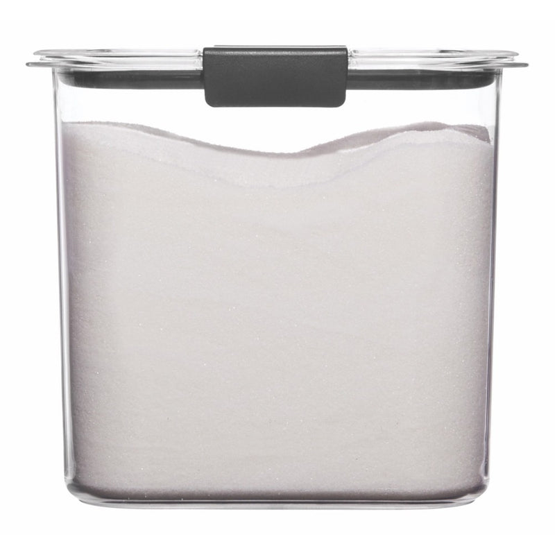 Rubbermaid Brilliance 12 cup Pantry Airtight Food Storage Container: BPA-Free, Clear Plastic, Freezer & Dishwasher-Safe