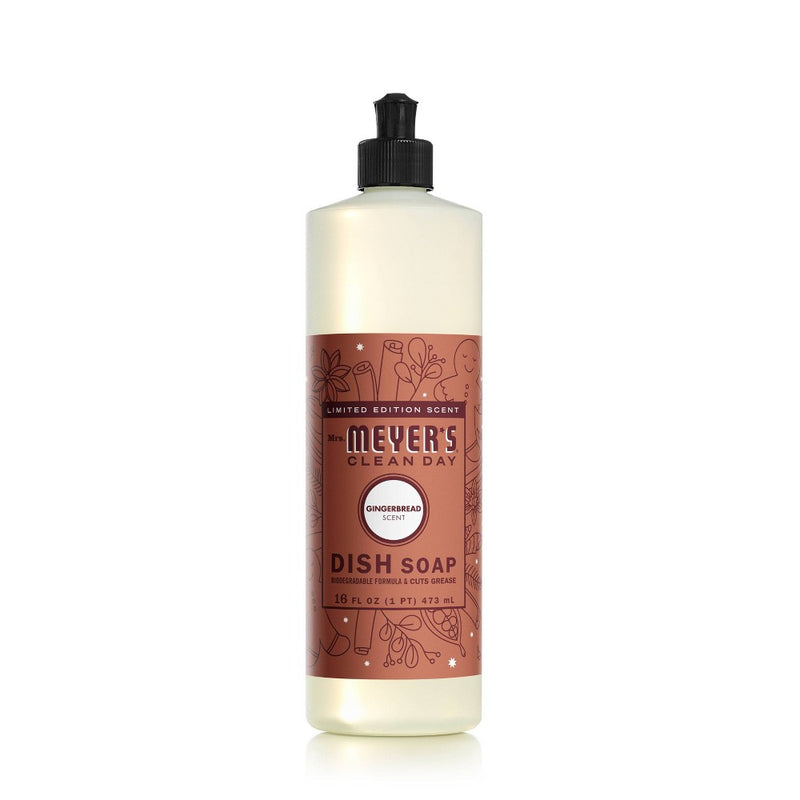 Mrs. Meyer's Clean Day Dish Soap - Gingerbread - 16 fl oz