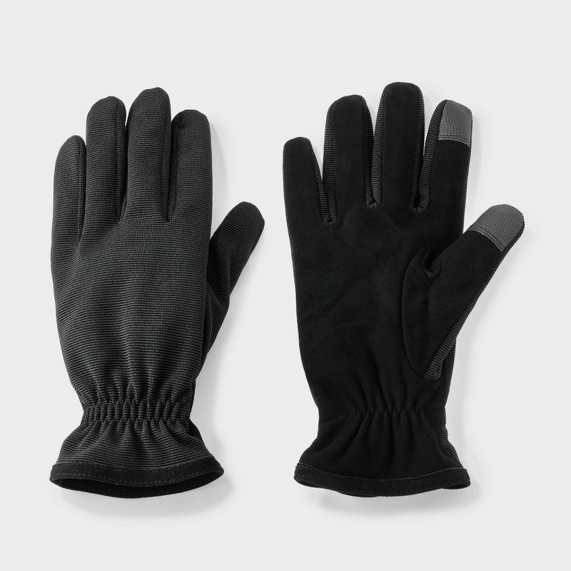 Men's Thinsulate Hybrid Gloves - Goodfellow & Co Black L/XL