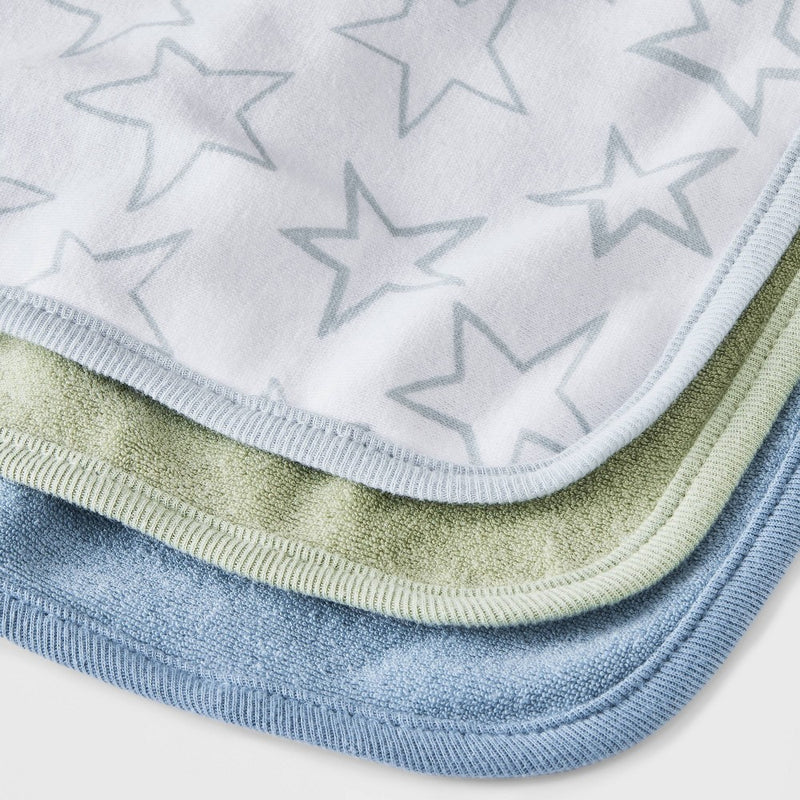 Baby 6pk Washcloth Set - Cloud Island Olive Green