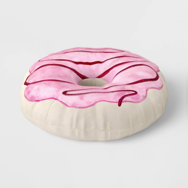 Donut Throw Pillow Pink - Room Essentials