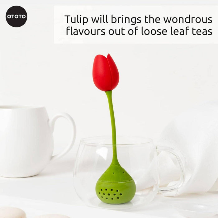 Ototo Tea infuser Red Tulip