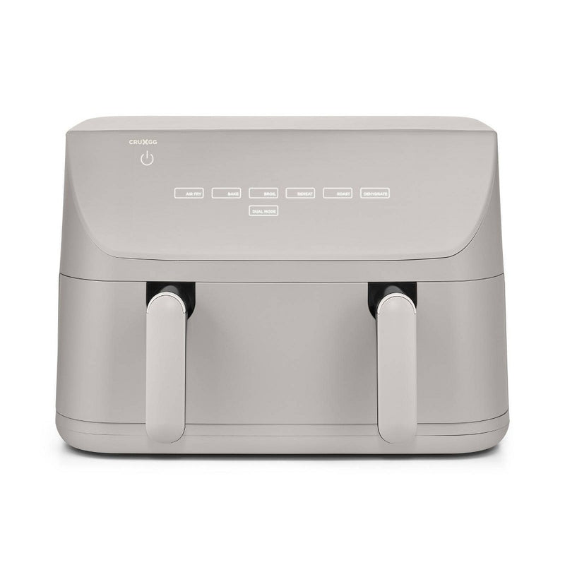 CruxGG 10qt Dual Basket Tri-Zone Air Fryer Gray (LOCAL PICKUP ONLY)