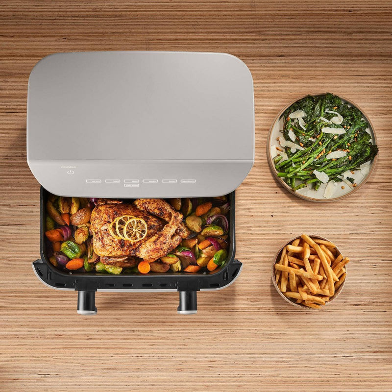 CruxGG 10qt Dual Basket Tri-Zone Air Fryer Gray (LOCAL PICKUP ONLY)