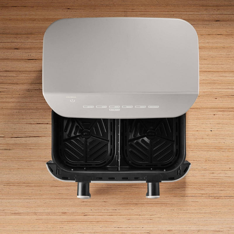CruxGG 10qt Dual Basket Tri-Zone Air Fryer Gray (LOCAL PICKUP ONLY)