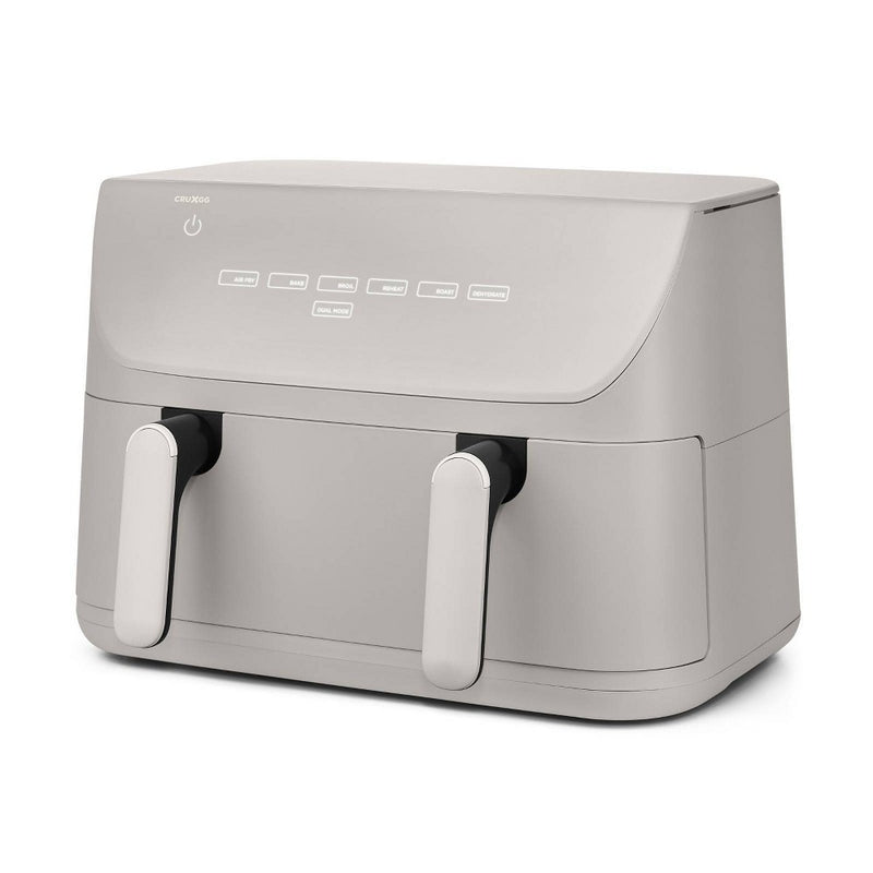 CruxGG 10qt Dual Basket Tri-Zone Air Fryer Gray (LOCAL PICKUP ONLY)
