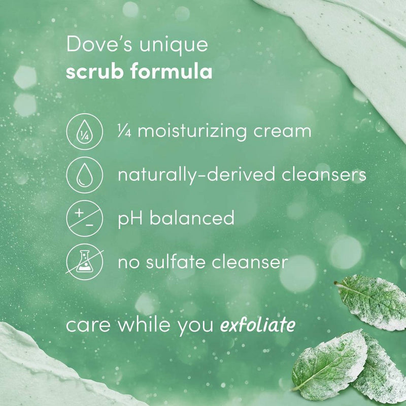 Dove Beauty Mini Body Scrub - Winter Mint - 3.5oz