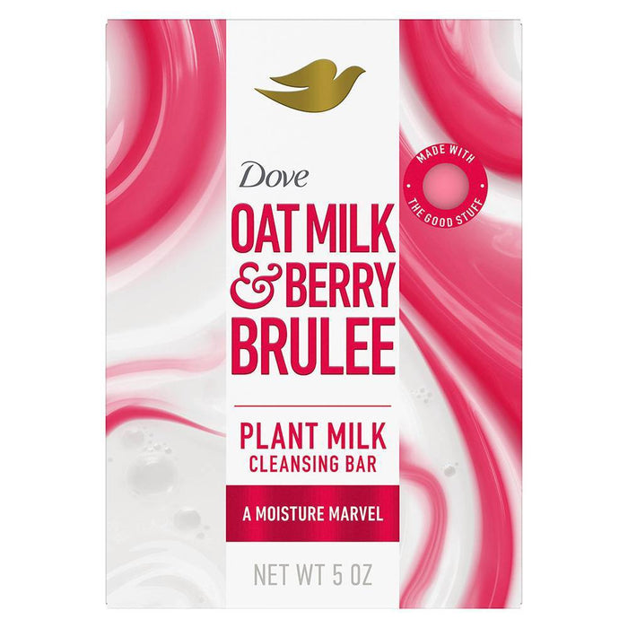 Dove Beauty Plant Based Bar Soap - Oat Milk & Berry - 5oz