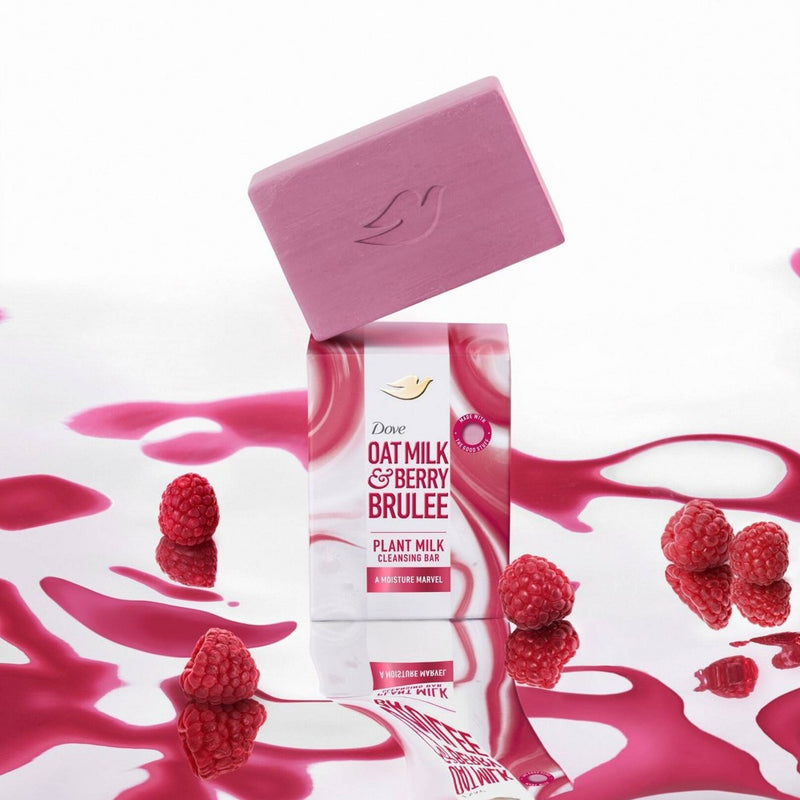 Dove Beauty Plant Based Bar Soap - Oat Milk & Berry - 5oz
