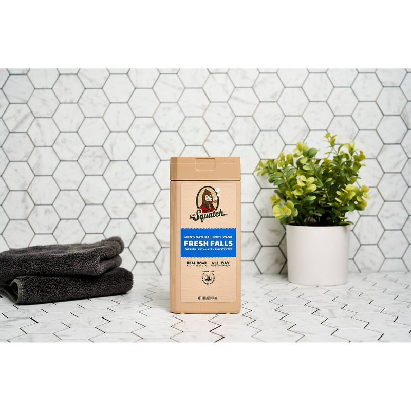 DR. SQUATCH Men's Non-Exfoliating Body Wash - Fresh Falls - 14 fl oz
