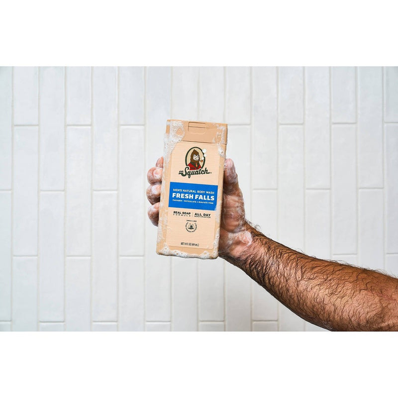 DR. SQUATCH Men's Non-Exfoliating Body Wash - Fresh Falls - 14 fl oz
