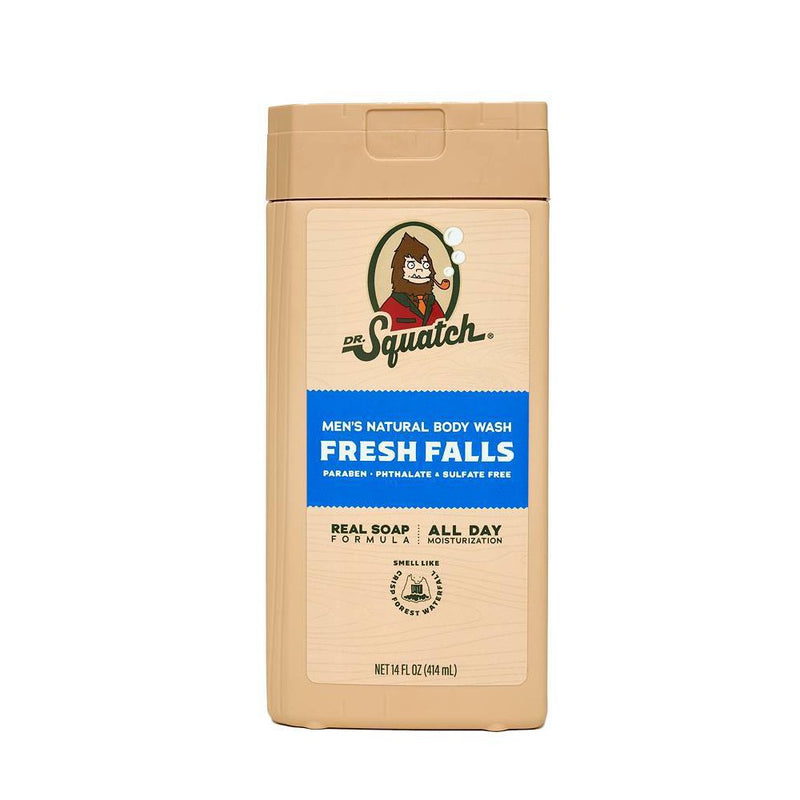 DR. SQUATCH Men's Non-Exfoliating Body Wash - Fresh Falls - 14 fl oz