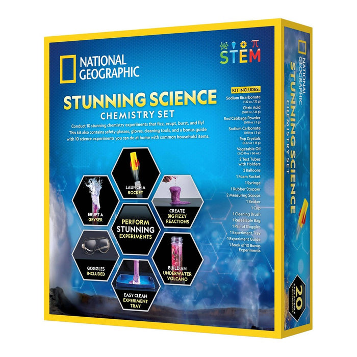 National Geographic Stunning Component Science Chemistry Set