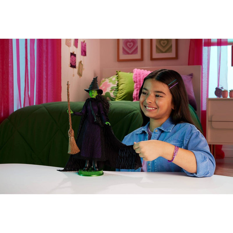 Wicked 12.7" Universal Pictures Deluxe Elphaba Fashion Doll & Accessories with Braided Hair