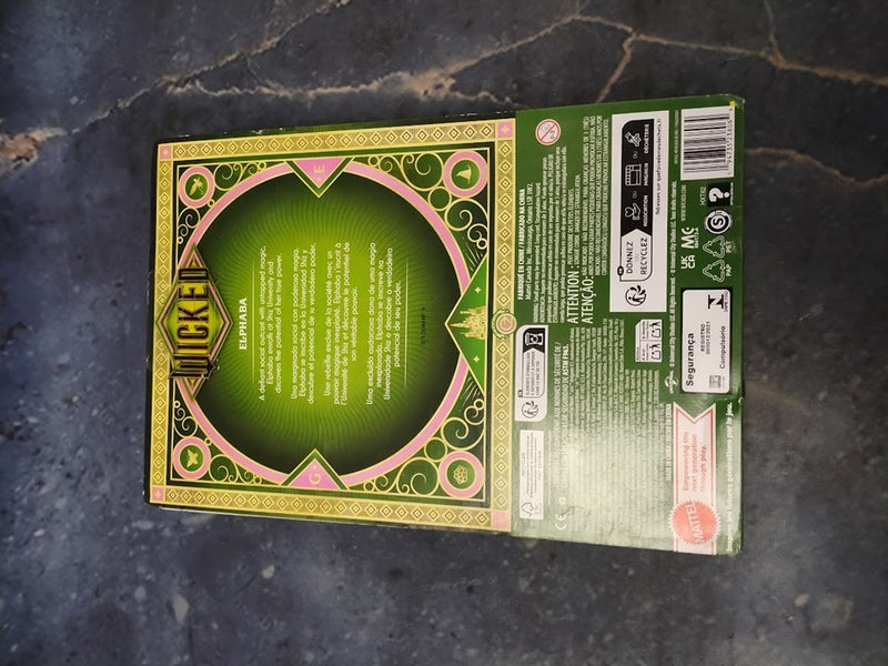 Universal Pictures Wicked Elphaba Fashion Doll URL MISPRINT SEE DETAILS