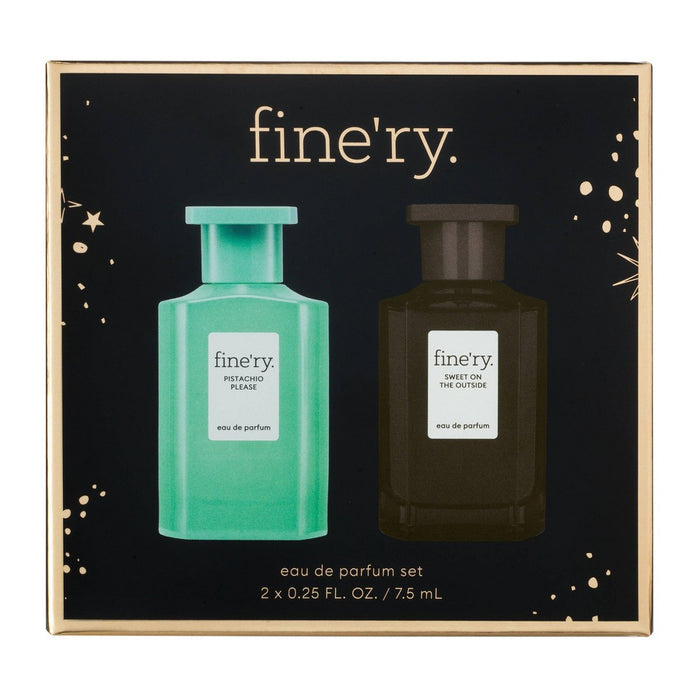 fine'ry. Mini EDP Duo - Pistachio/Sweet On the Outside Gift Set - 0.5 fl oz