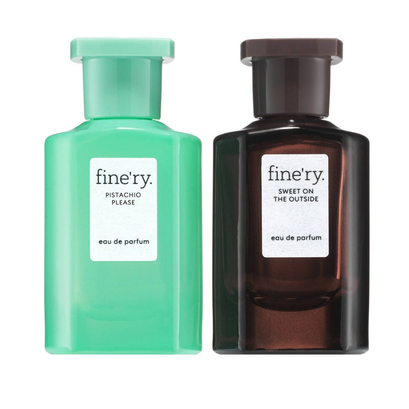 fine'ry. Mini EDP Duo - Pistachio/Sweet On the Outside Gift Set - 0.5 fl oz