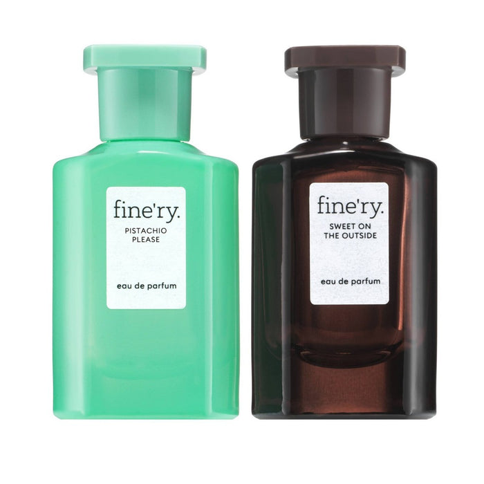 fine'ry. Mini EDP Duo - Pistachio/Sweet On the Outside Gift Set - 0.5 fl oz
