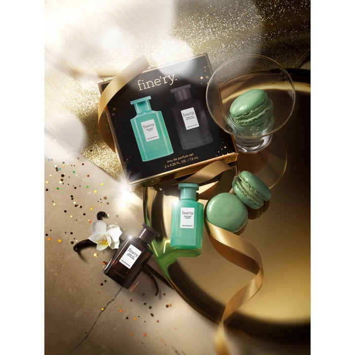 fine'ry. Mini EDP Duo - Pistachio/Sweet On the Outside Gift Set - 0.5 fl oz
