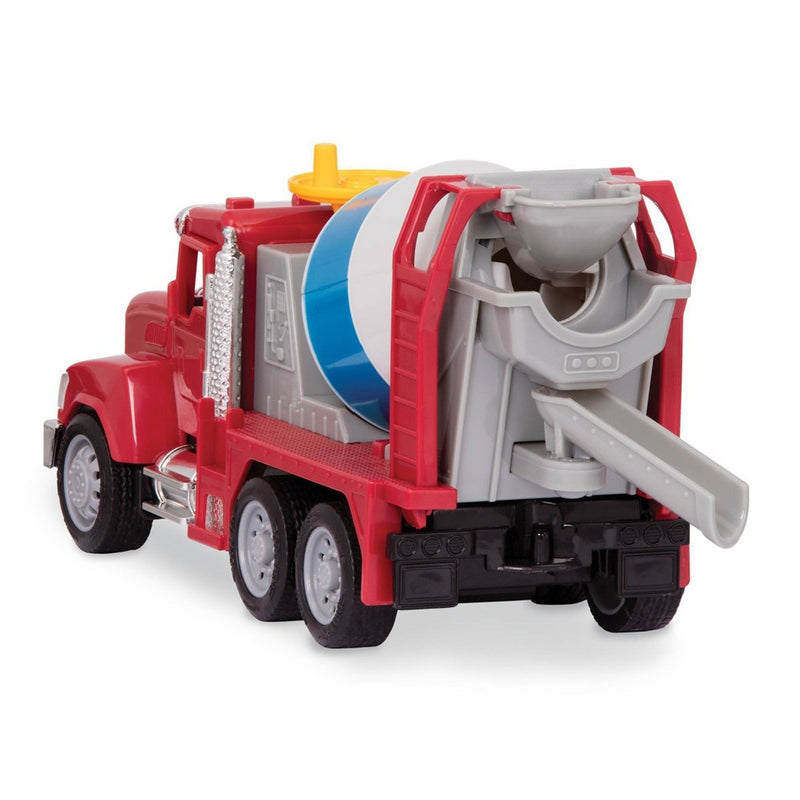 DRIVEN by Battat - Toy Cement Mixer Truck - Micro Series