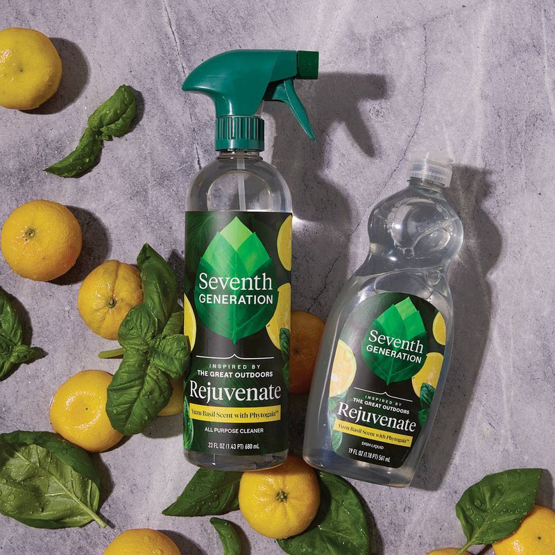 Seventh Generation Rejuvenating Yuzu Basil Liquid Dish Soap - 19 fl oz