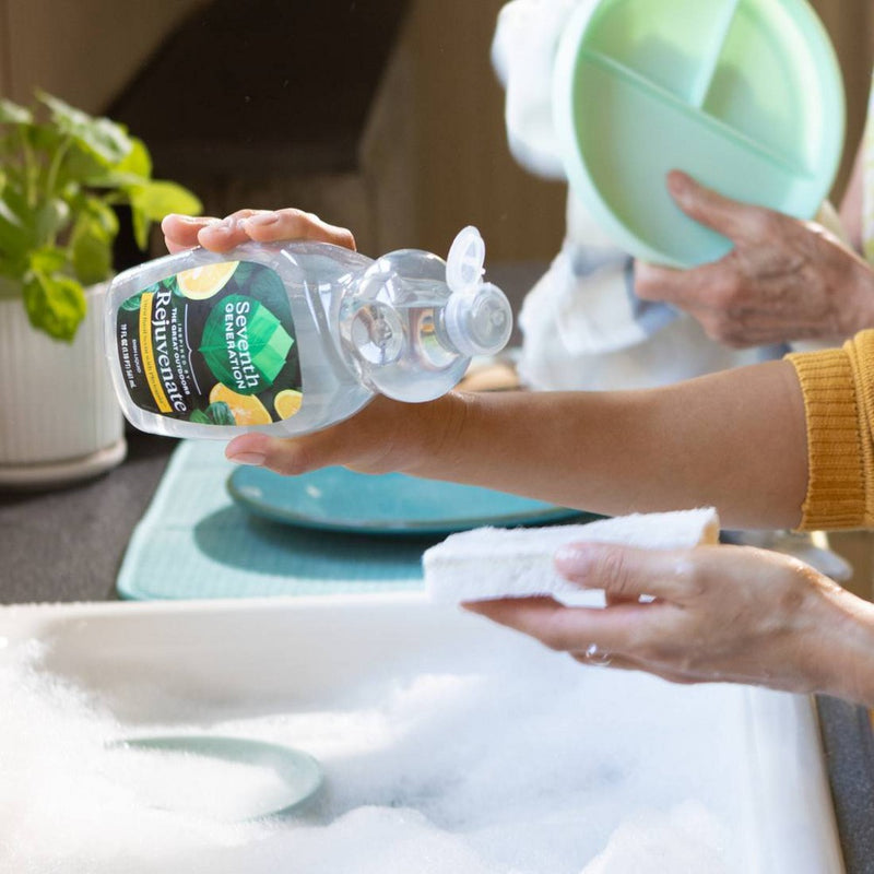 Seventh Generation Rejuvenating Yuzu Basil Liquid Dish Soap - 19 fl oz