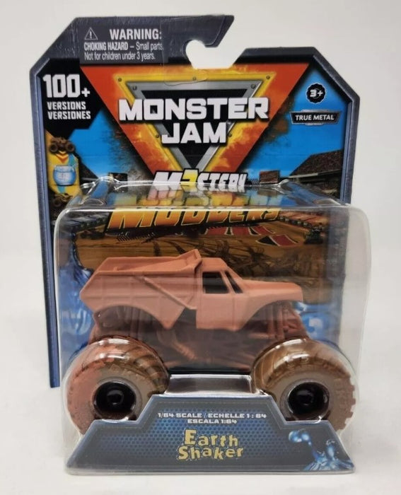 Monster Jam Mystery Mudder Diecast Truck - 1:64 Scale EARTH SHAKER
