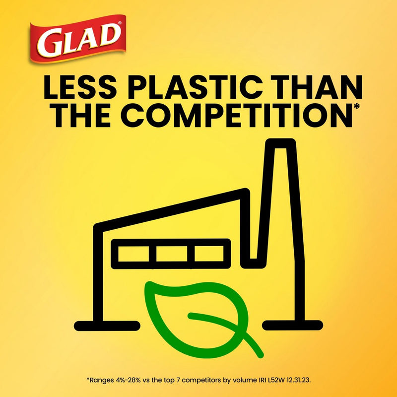 Glad ForceFlex DrawString Trash Bags - Pinesol - 30 Gallon - 34ct