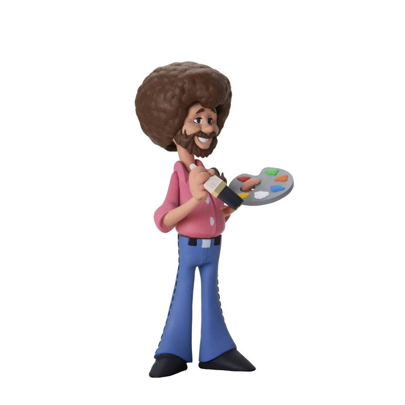 Bob Ross - 6" Scale Action Figure - Toony Classics Bob Ross with Peapod.