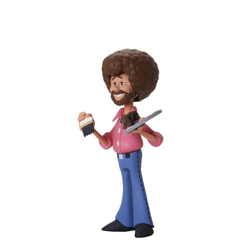 Bob Ross - 6" Scale Action Figure - Toony Classics Bob Ross with Peapod.