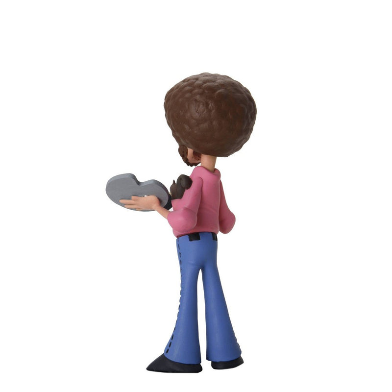Bob Ross - 6" Scale Action Figure - Toony Classics Bob Ross with Peapod.