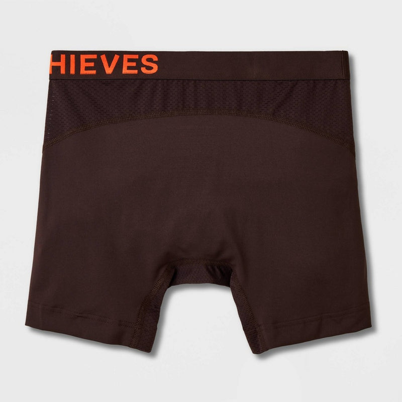 Pair of Thieves Men's SuperCool Boxer Briefs 2pk - Brown/Blue XL