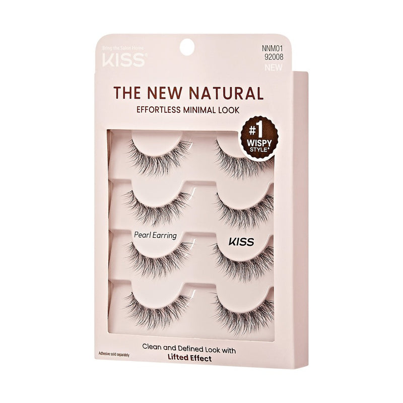 KISS Products The New Natural False Eyelashes - Black - 4pr