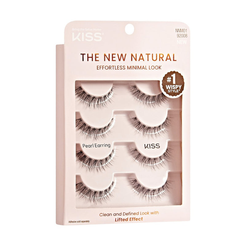 KISS Products The New Natural False Eyelashes - Black - 4pr