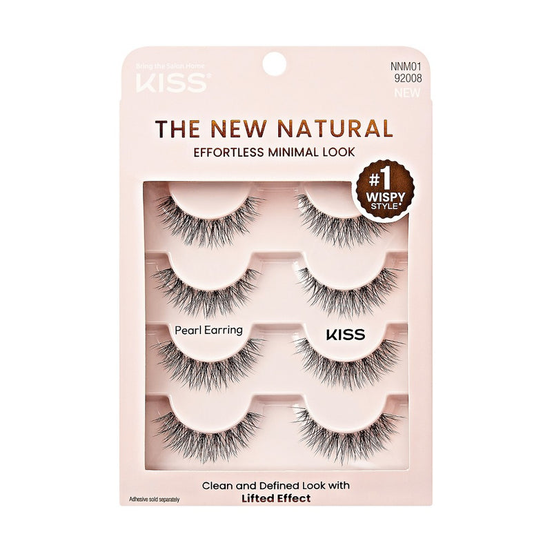 KISS Products The New Natural False Eyelashes - Black - 4pr