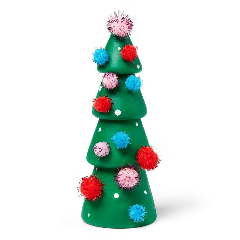 Christmas Craft Tree Shaped Wood Base - Mondo Llama