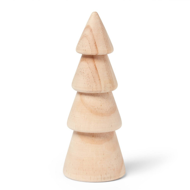 Christmas Craft Tree Shaped Wood Base - Mondo Llama