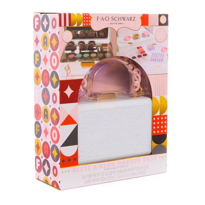 FAO Schwarz Glitz & Glam Portable Vanity Girls' Makeup Case