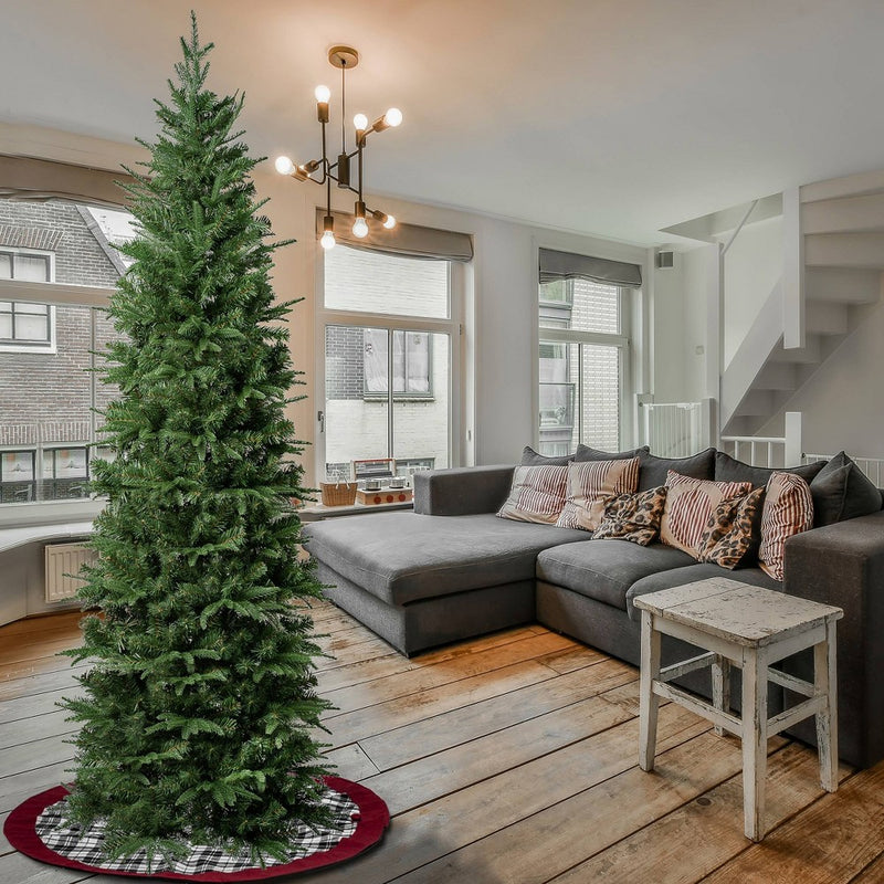 National Tree Company 7.5' Slim Unlit Duxbury Artificial Christmas Tree: Feel Real Technology, Indoor Use (LOCAL PICKUP ONLY)