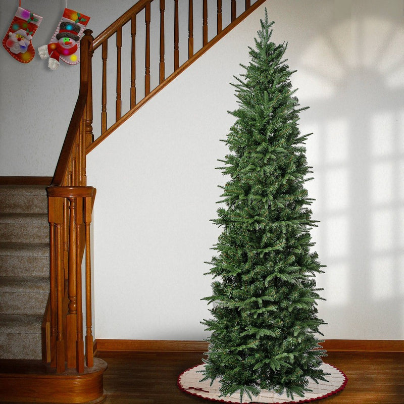 National Tree Company 7.5' Slim Unlit Duxbury Artificial Christmas Tree: Feel Real Technology, Indoor Use (LOCAL PICKUP ONLY)