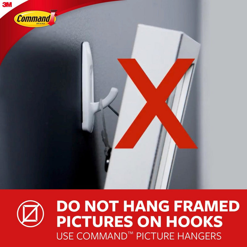 3M Command 40pk Clear Small Decorative Hooks