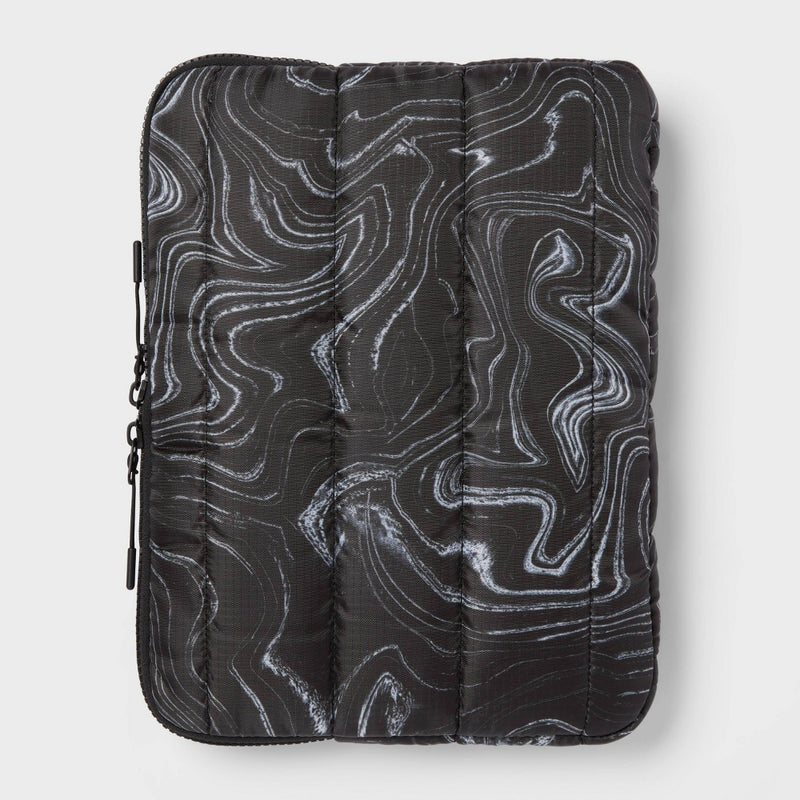 15" Laptop Sleeve - heyday Black & White Agate